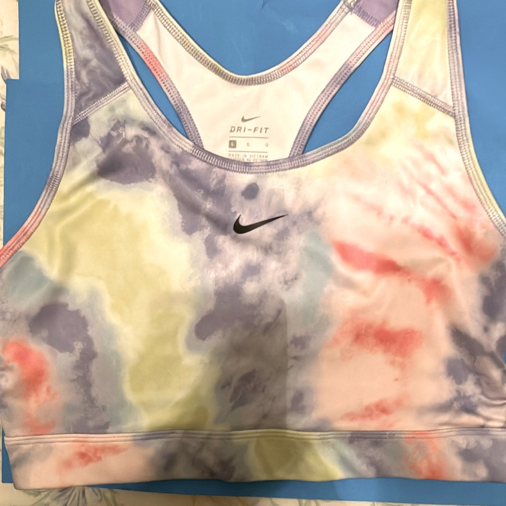 Nike Dri-Fit SPORTS BRA SZ LARGE - Picture 1 of 3